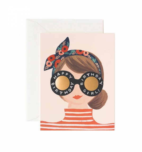 Rifle Paper Co. "Birthday Girl" Greeting Card