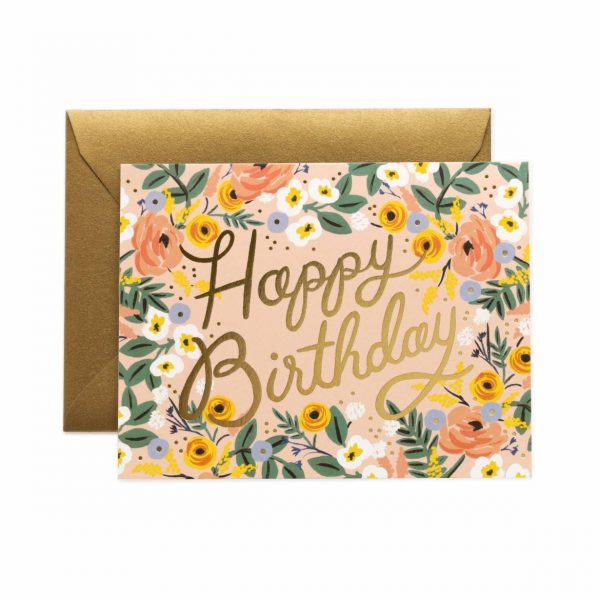 Rifle Paper Co. "Rosé Birthday" Greeting Card