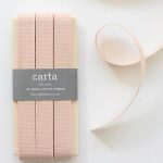 Studio Carta Cotton Ribbon 17 mm, 10 meters paddle – Blush