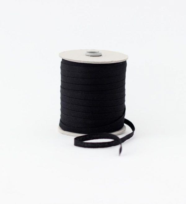 Studio Carta 6 mm Cotton Ribbon, 100 meters - Black