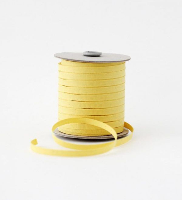 Studio Carta 6 mm Cotton Ribbon, 100 meters - Lemon