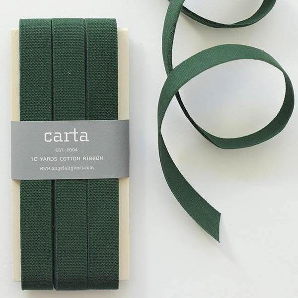 Studio Carta Cotton Ribbon 17 mm – Cypress