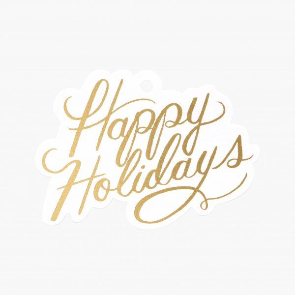 Rifle Paper Co. "Happy Holidays" Gift Tags