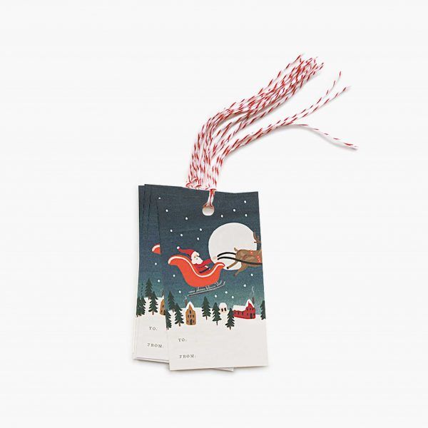 Rifle Paper Co. "Santa's Sleigh" Gift Tags