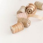 Studio Carta Metallic Loose Weave Cotton Ribbon