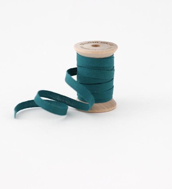 Studio Carta Wood Spool Cotton Ribbon - Jade