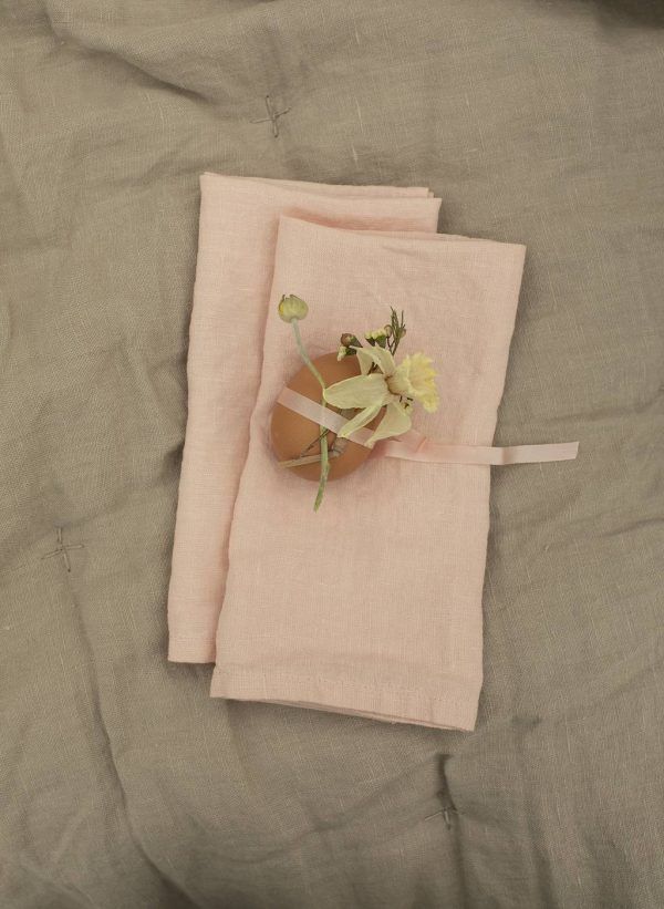 Peach Linen Napkin