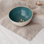Marinski Handmade Ceramic Bowl - Dark Green