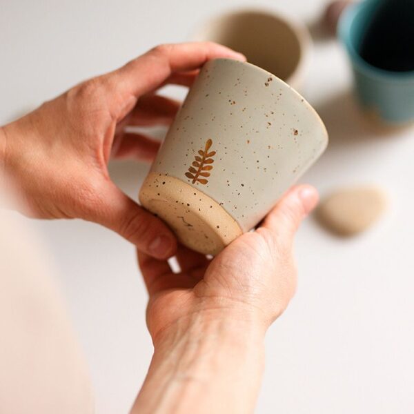 Marinski Handmade Ceramic Cup - Mint