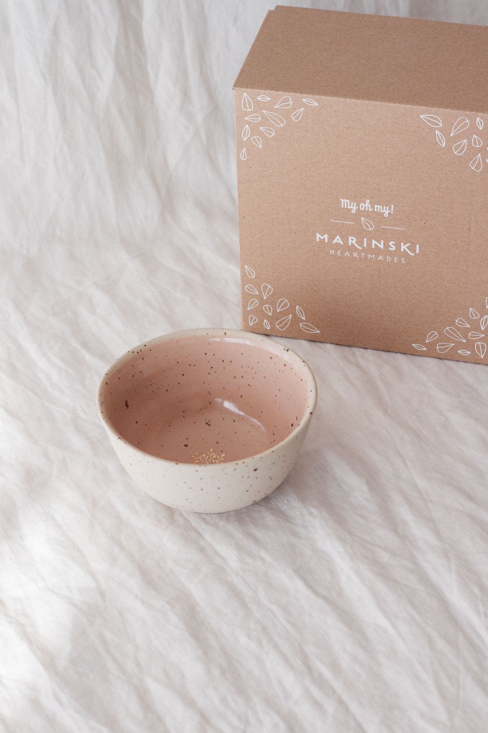 Marinski Handmade Ceramic Bowl - Blush