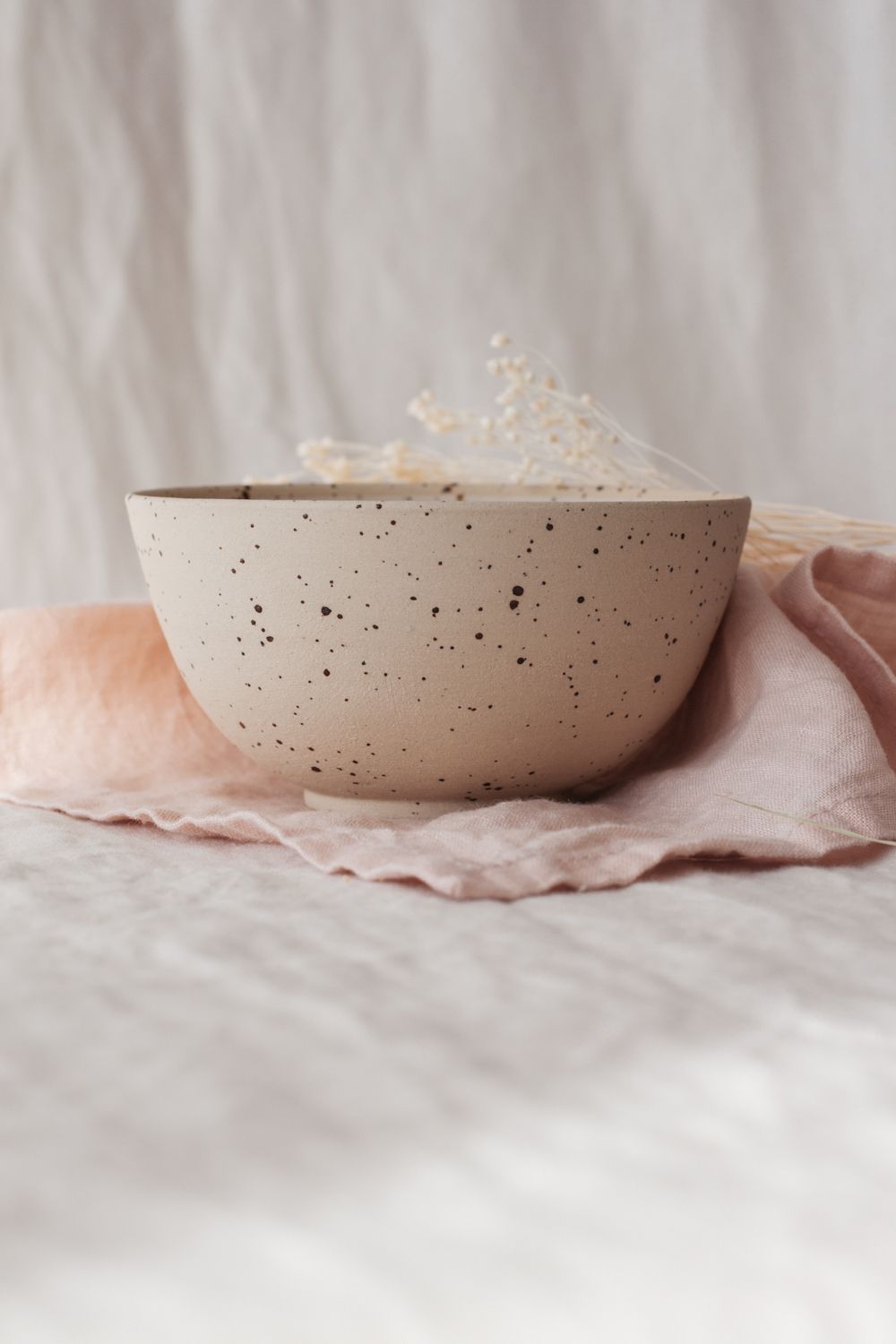 Marinski Handmade Ceramic Bowl - Cream