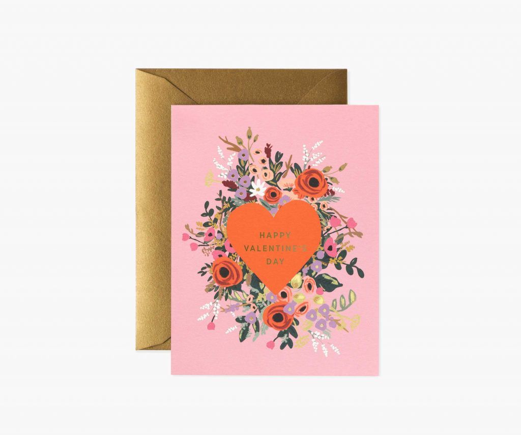 Rifle Paper Co. "Blooming Heart" Valentine's Day Card