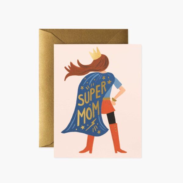 Rifle Paper Co. "Super Mom" Greeting Card