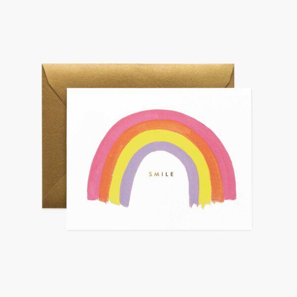 Rifle Paper Co. "Smile Rainbow" Greeting Card