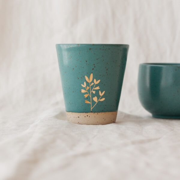 Marinski Handmade Ceramic Cup - Teal