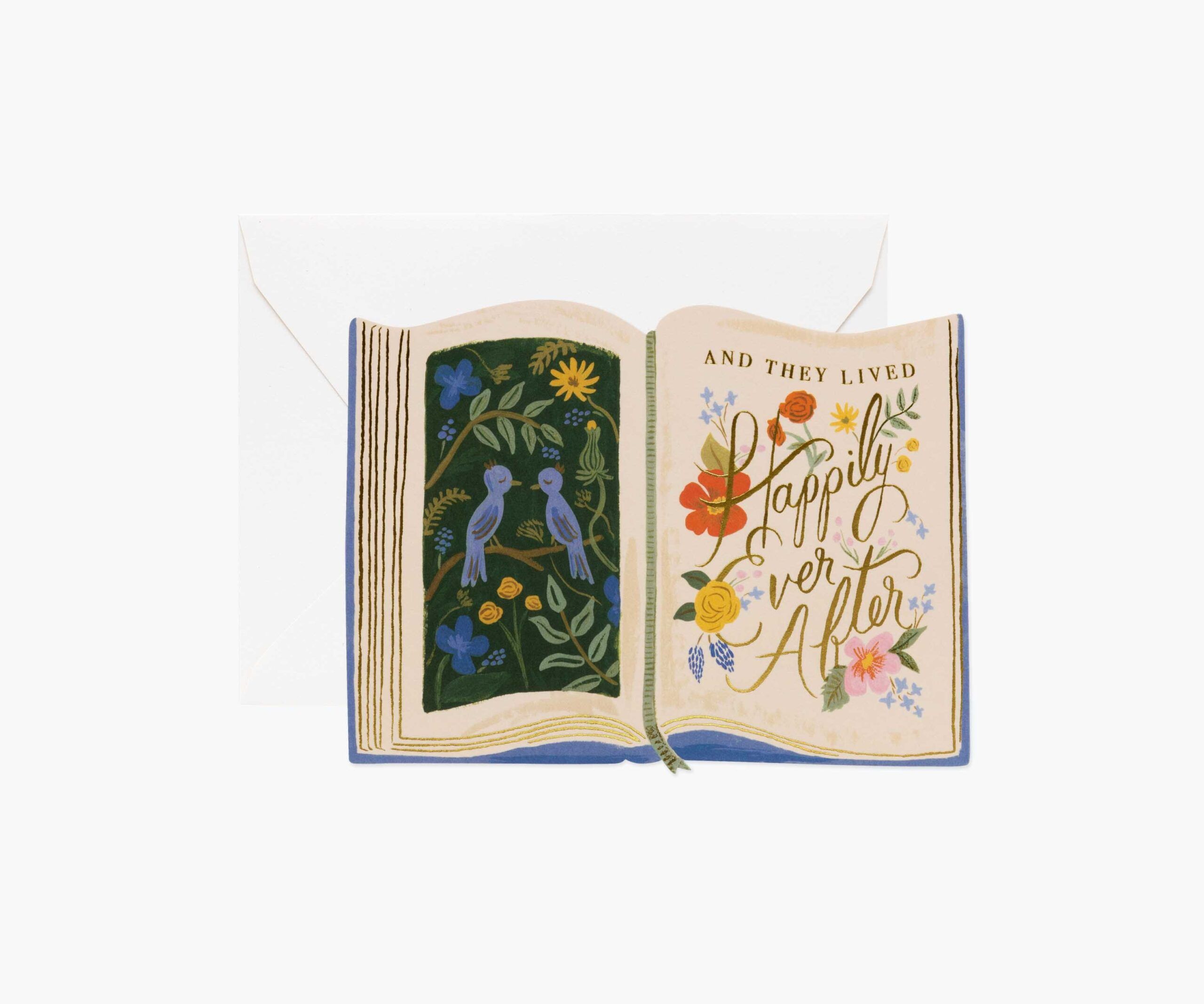 rifle paper co "ever after" greeting card home fleur