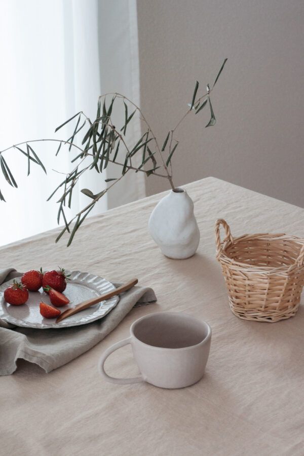Terra Handmade Ceramic Mug - Matte Grey