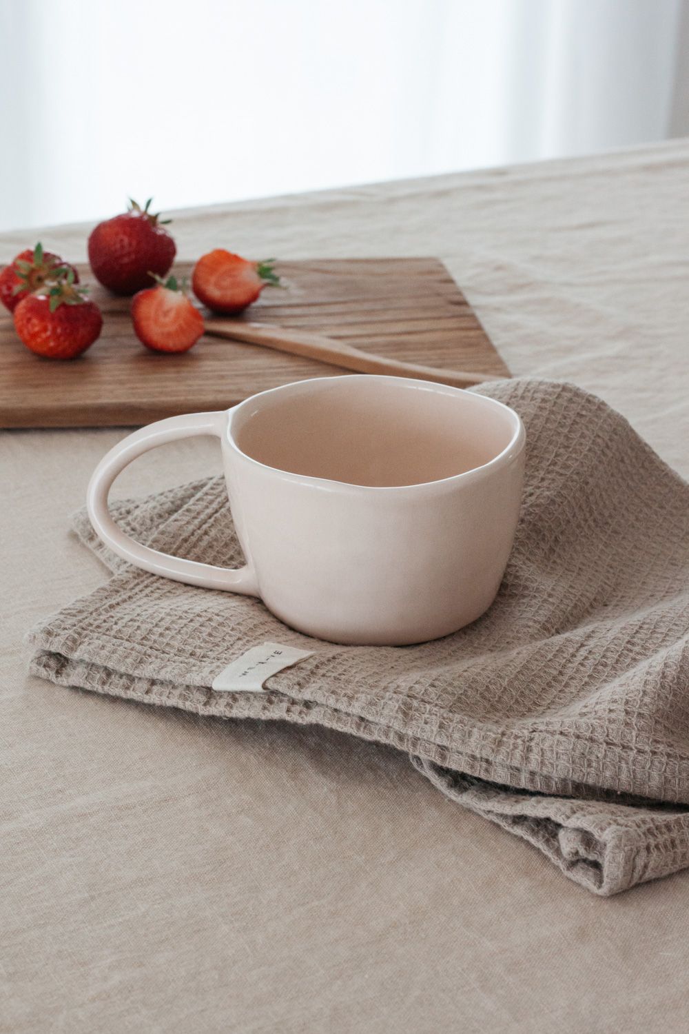 Terra Handmade Ceramic Mug - Light Blush