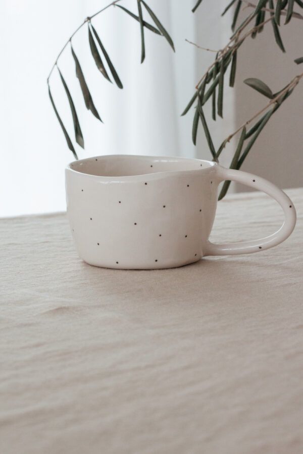 Terra Handmade Ceramic Mug - Polka Dot