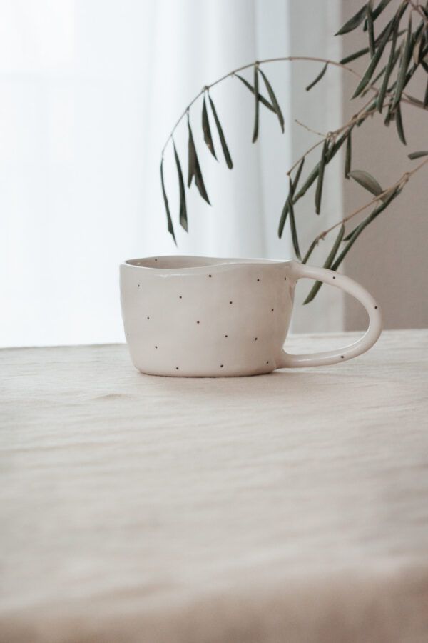 Terra Handmade Ceramic Mug - Polka Dot