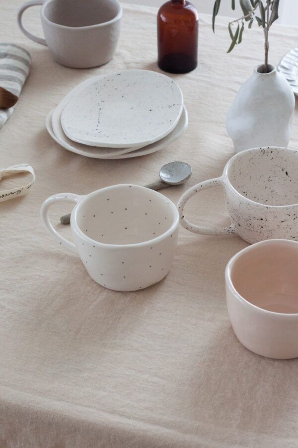 Terra Handmade Ceramic Mug - Light Blush