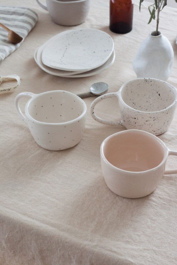 Terra Handmade Ceramic Mug - Light Blush