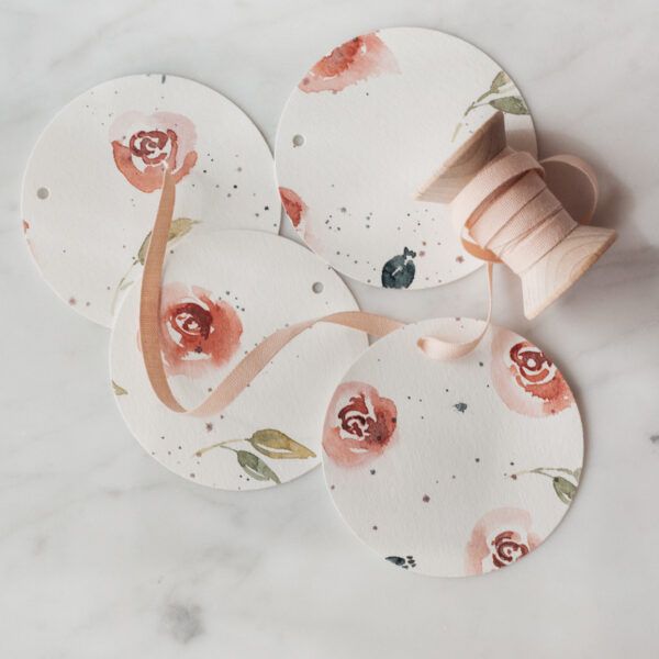 Hand-painted Floral Gift Tags