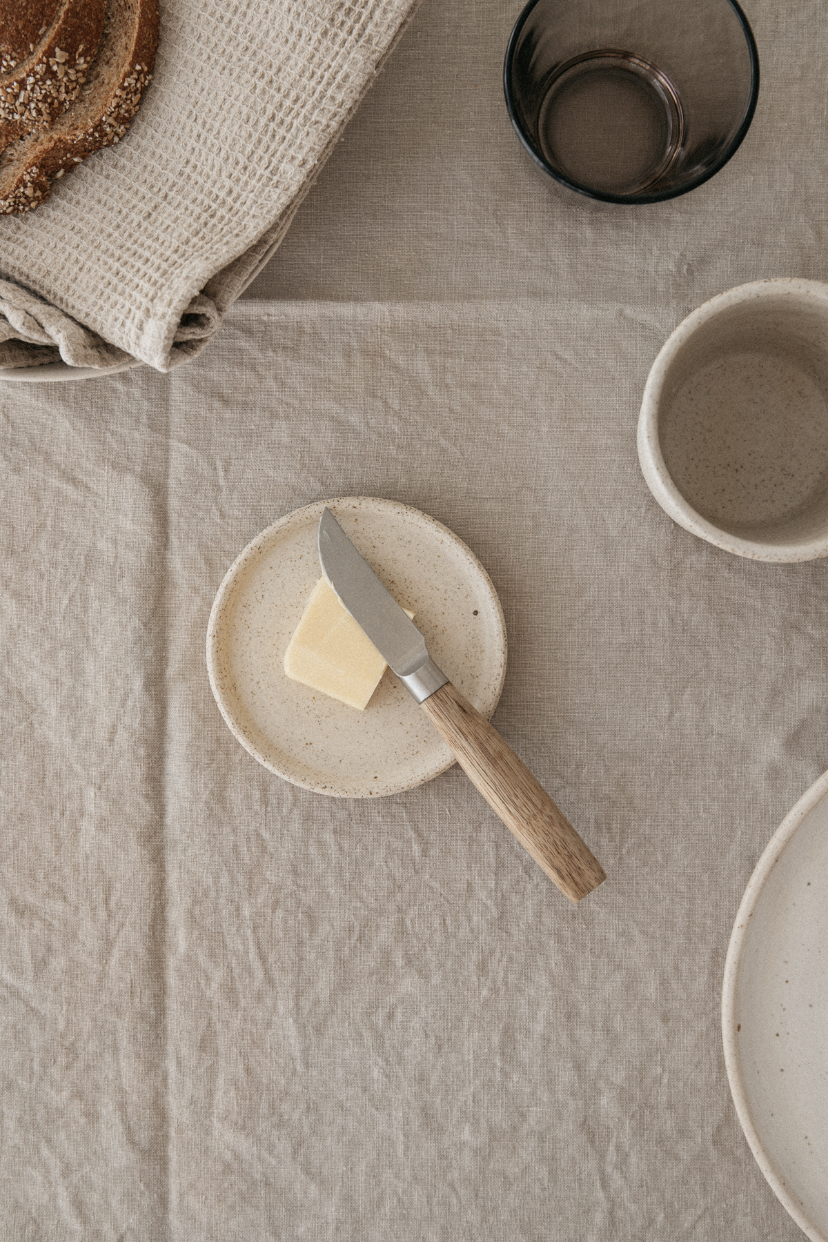 Handmade Ceramic Speckled Dish