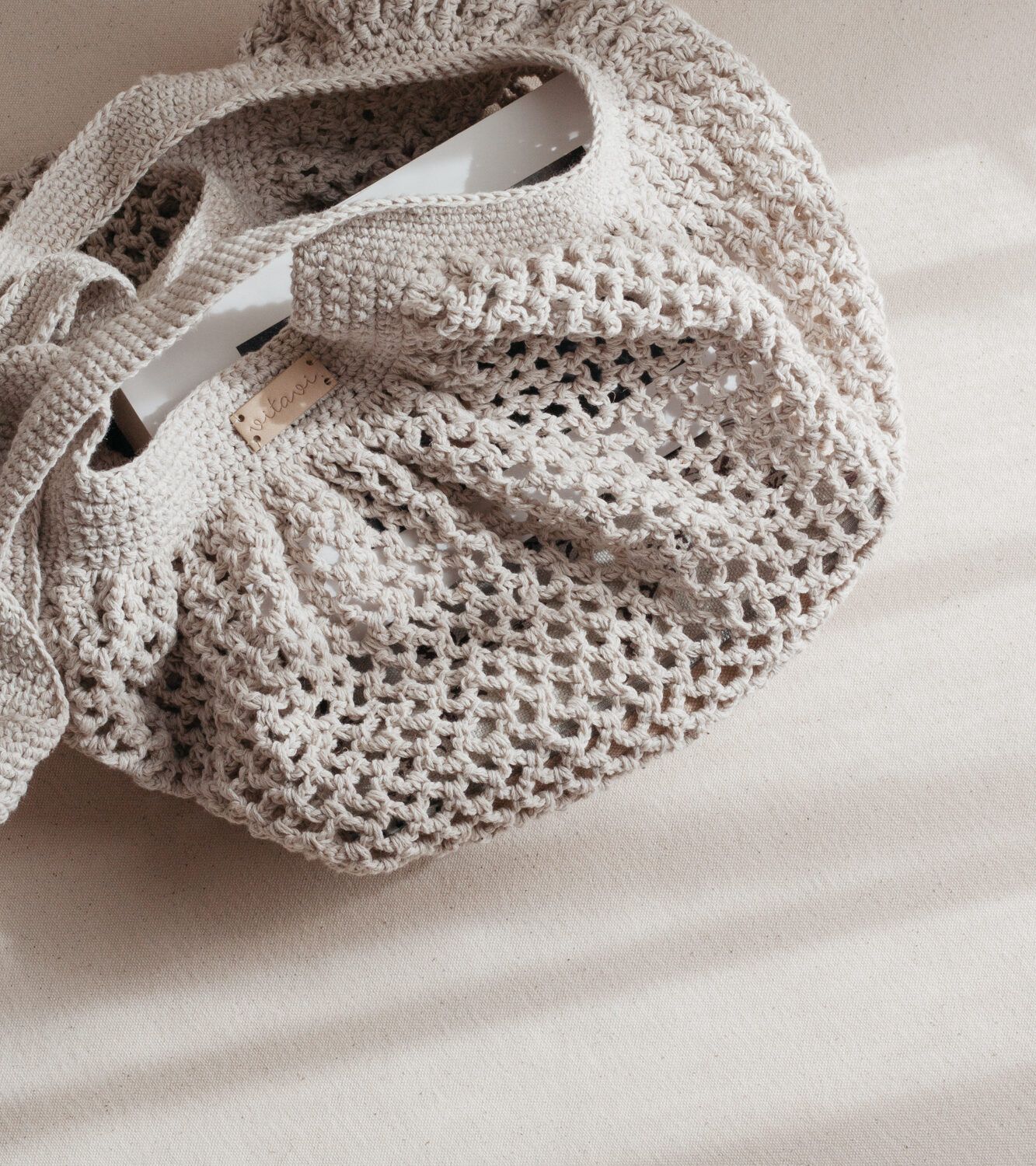 Crochet Net Bag - Cream