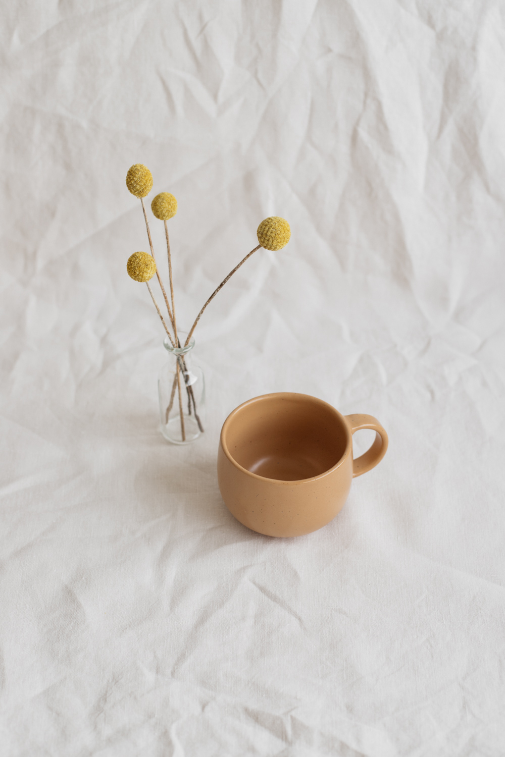 Marinski Handmade Ceramic Mug - Yellow Gold