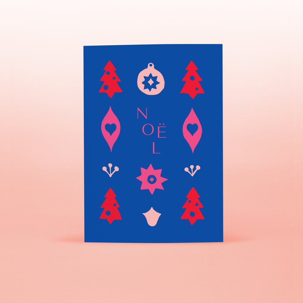 Common Modern NOËL AU CHALET - Boxed Set of 8 Cards