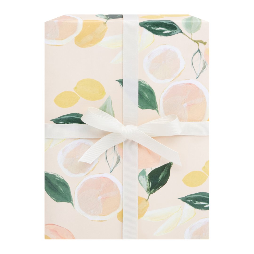 Citrus Wrapping Paper Sheet
