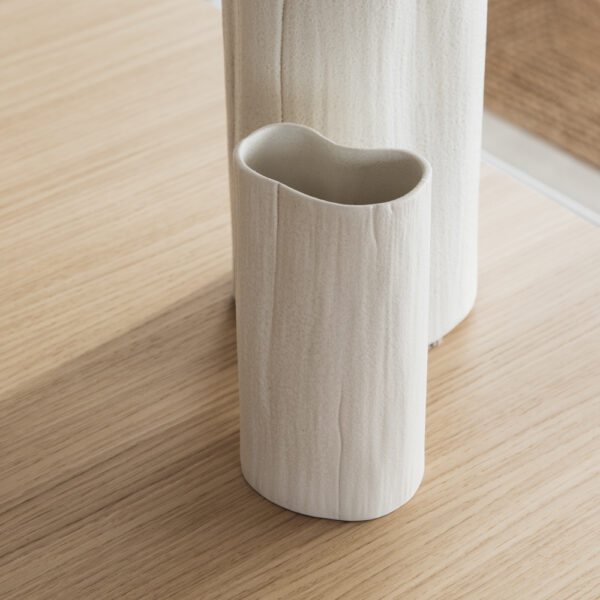 STAM No 3 Ceramic Vase - Cream White