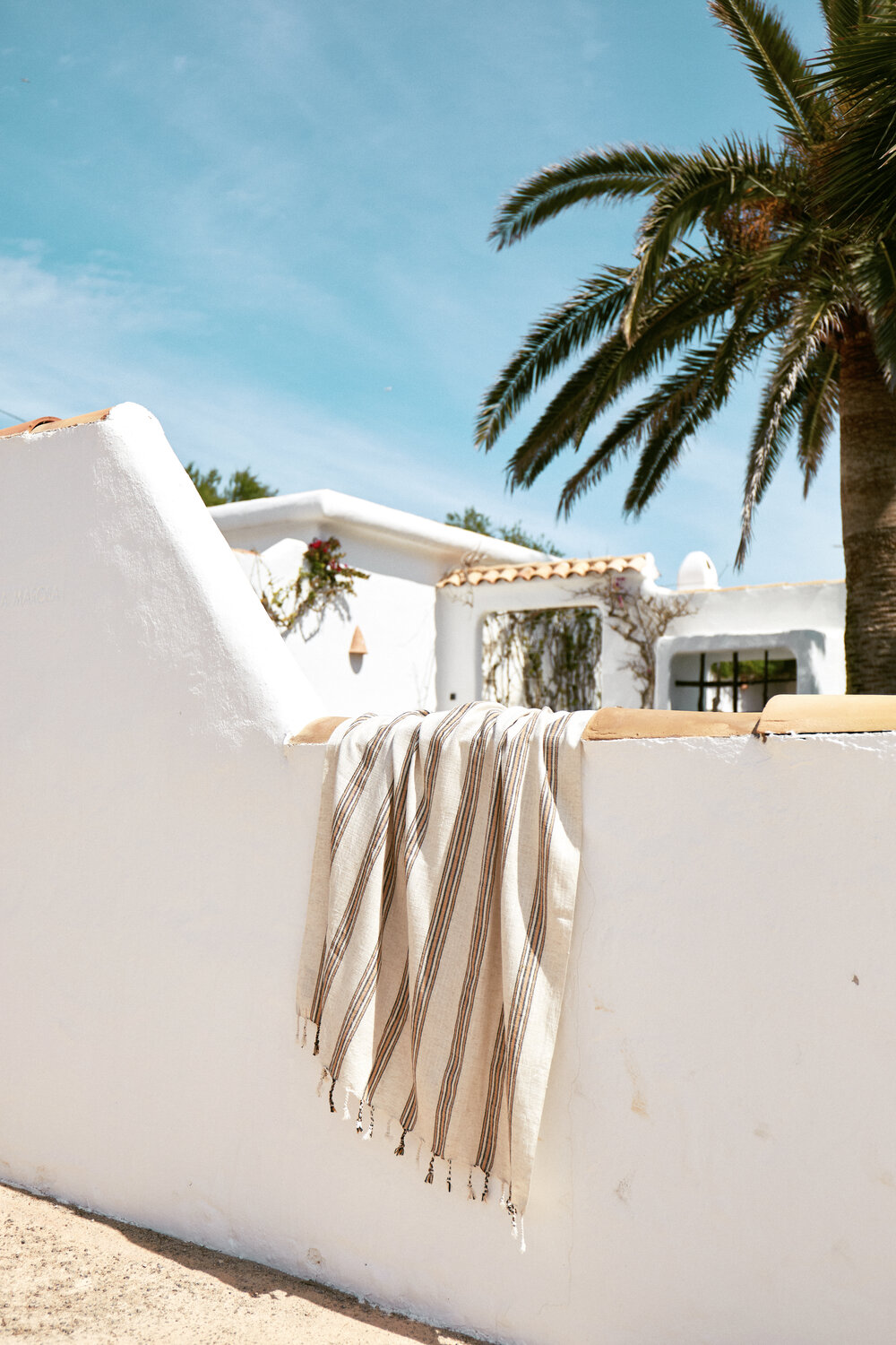 Handwoven Beach Towel - Apricot