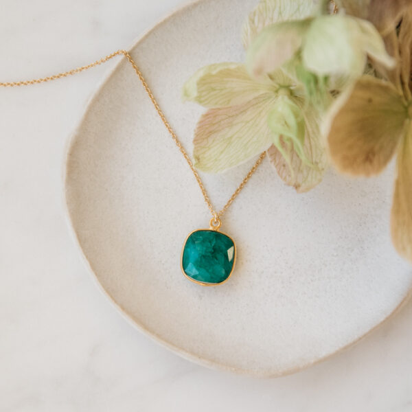Emerald Gemstone Necklace