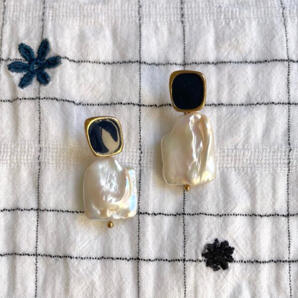 Bom Baroque Pearl Earrings
