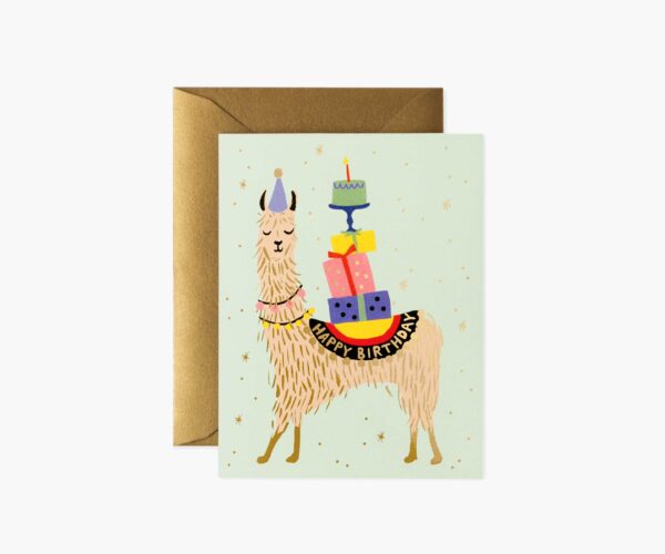 Rifle Paper Co. "Llama Birthday" Greeting Card