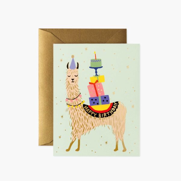 Rifle Paper Co. "Llama Birthday" Greeting Card