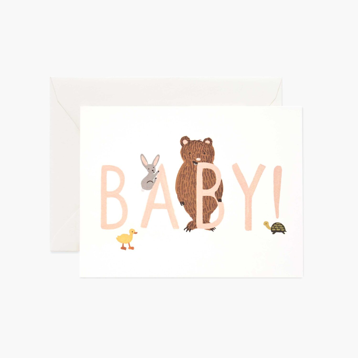 Rifle Paper Co. "Baby! Peach" Greeting Card