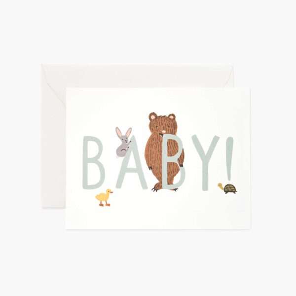 Rifle Paper Co. "Baby! Mint" Greeting Card