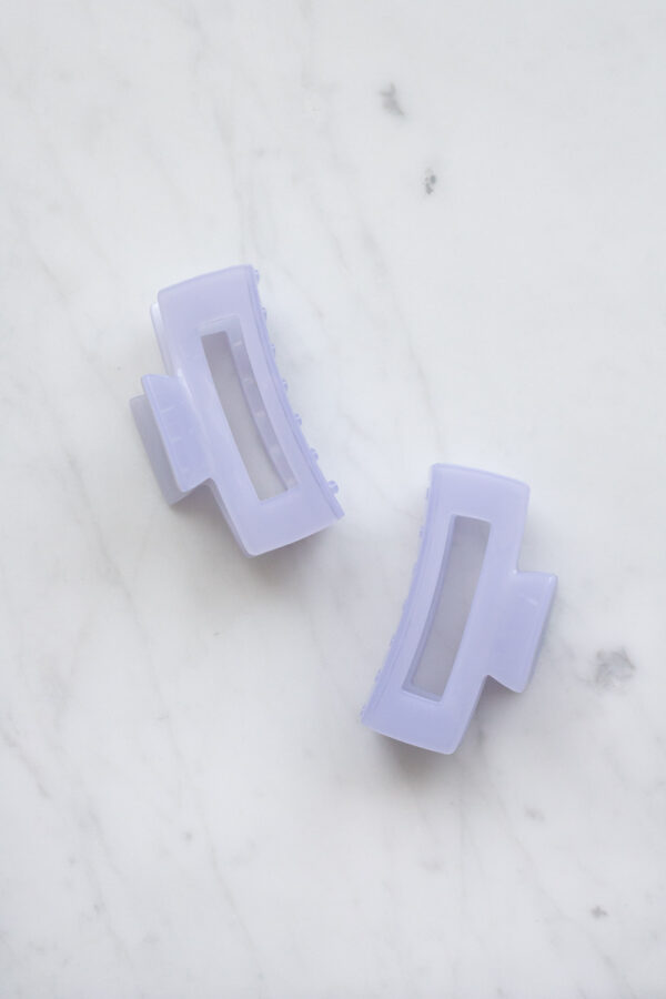Rectangulo Hair Claw - Violet