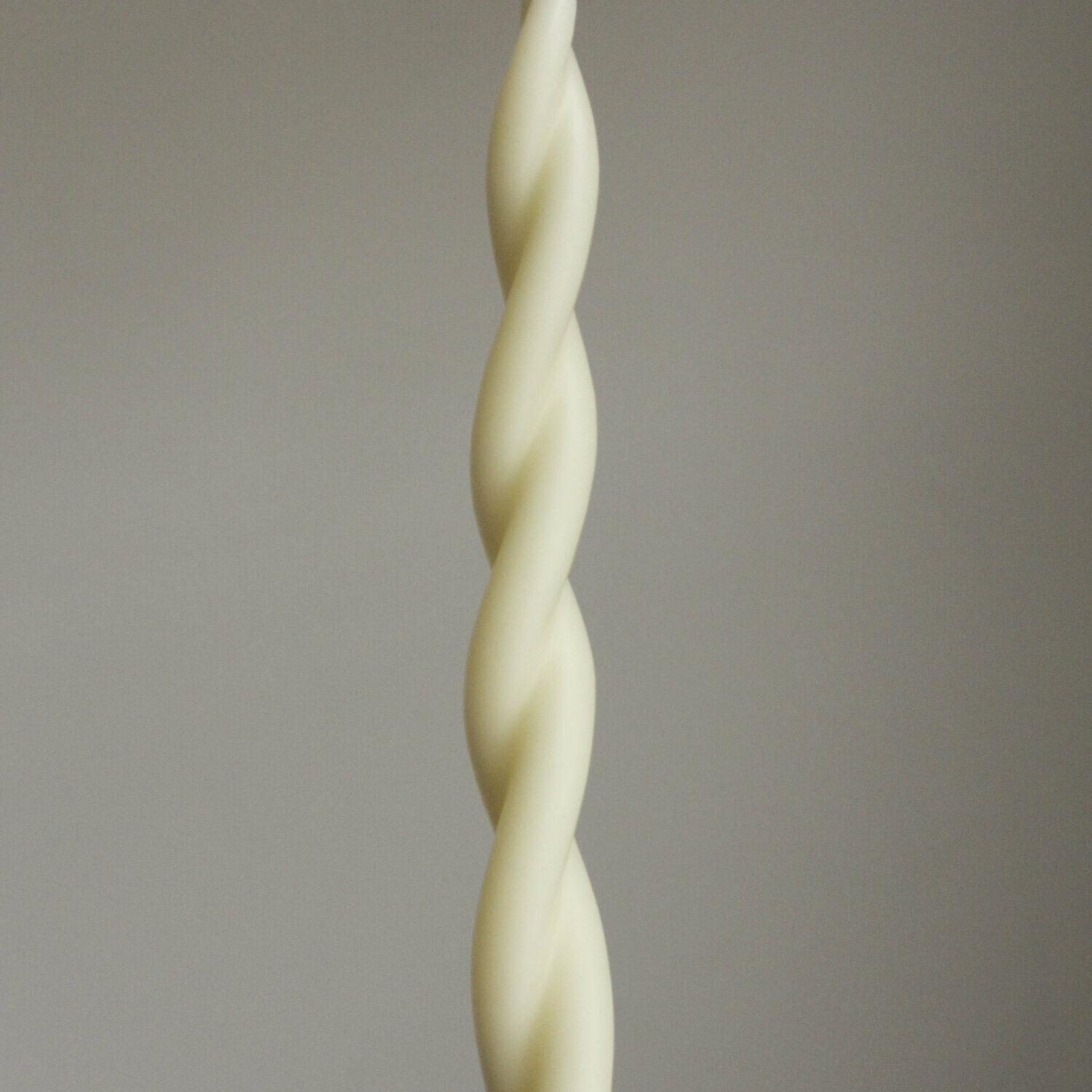 Beeswax Twisted Candle - Milk
