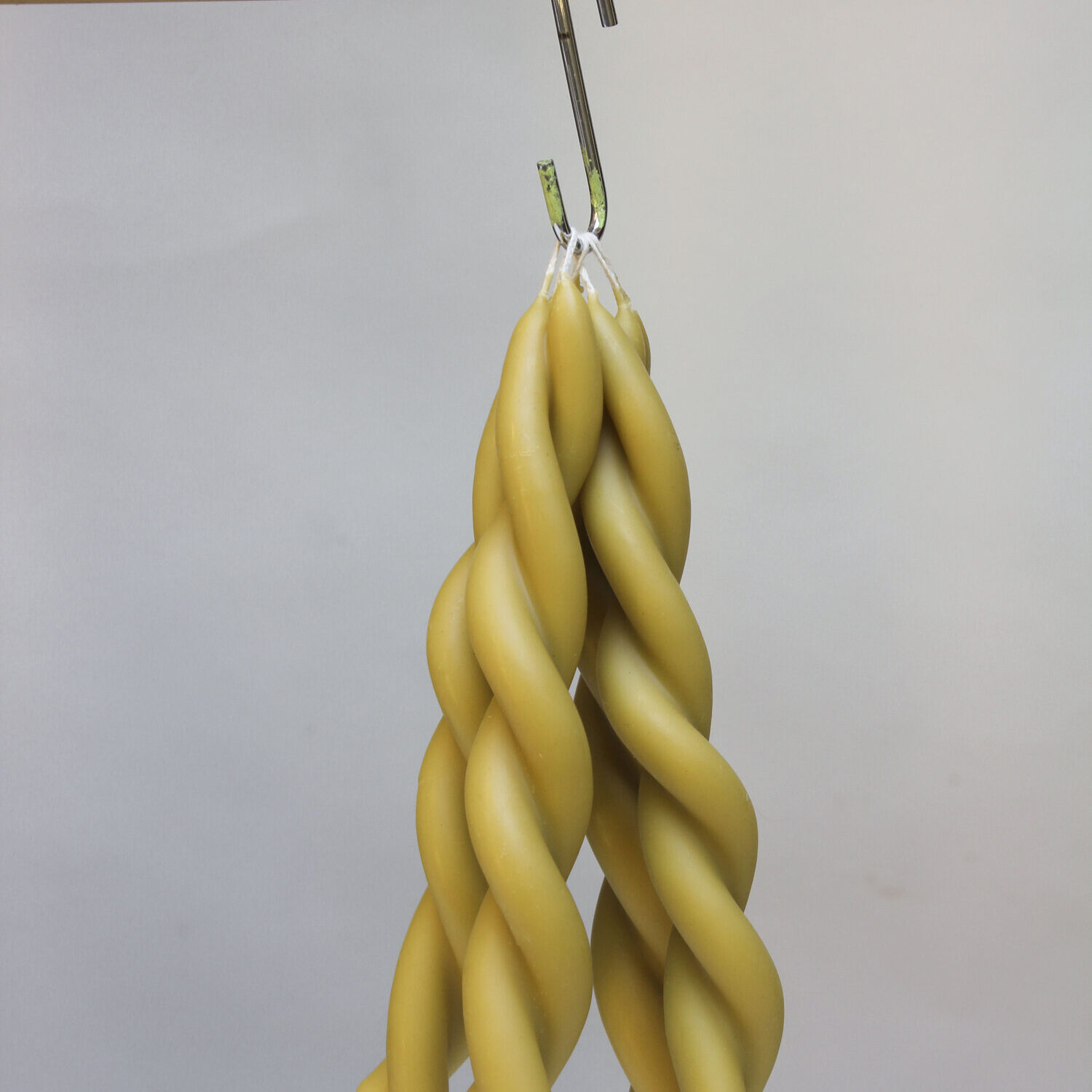 Beeswax Twisted Candle - Natural