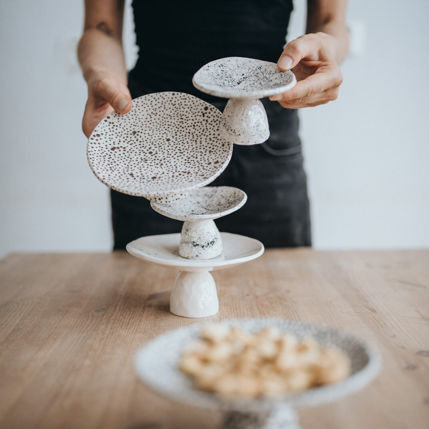 Handmade Ceramic Cookie Stand
