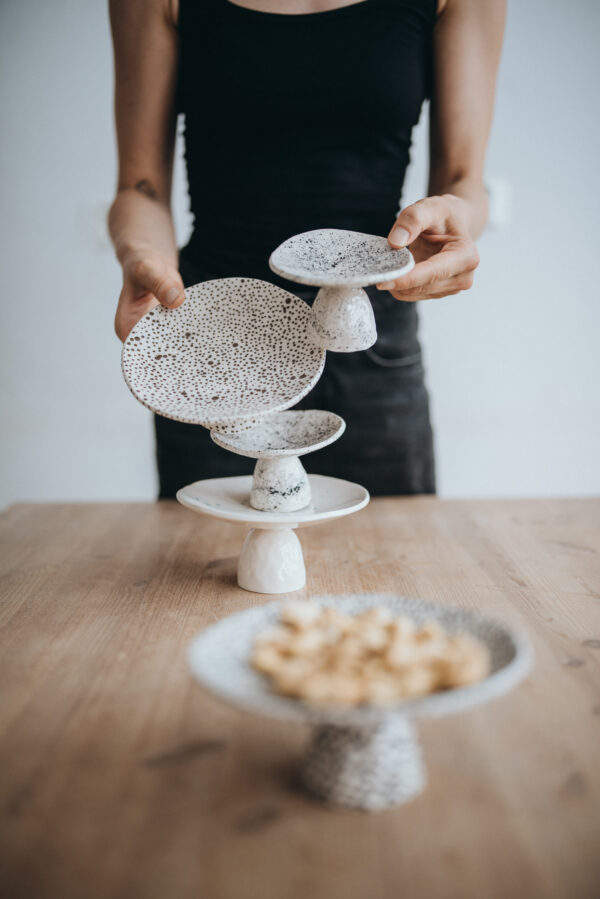 Handmade Ceramic Cookie Stand