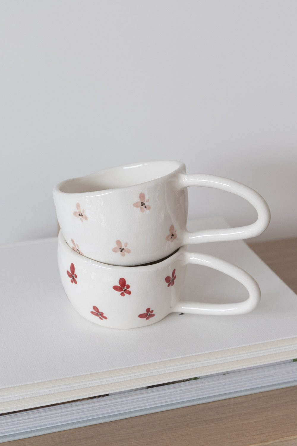 FLEUR Terra Handmade Ceramic Mug - Rose