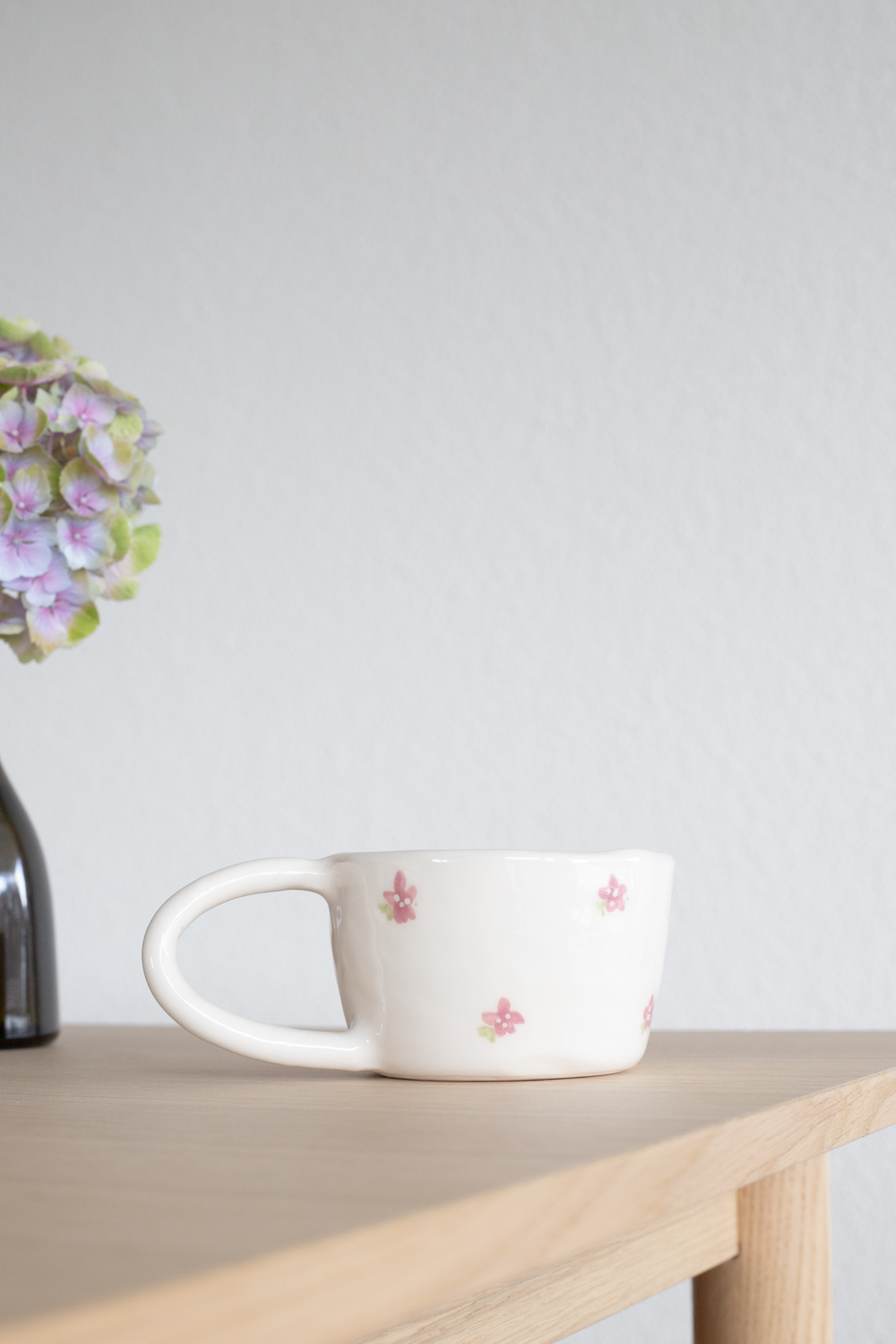 FLEUR Terra Handmade Ceramic Mug - Pink