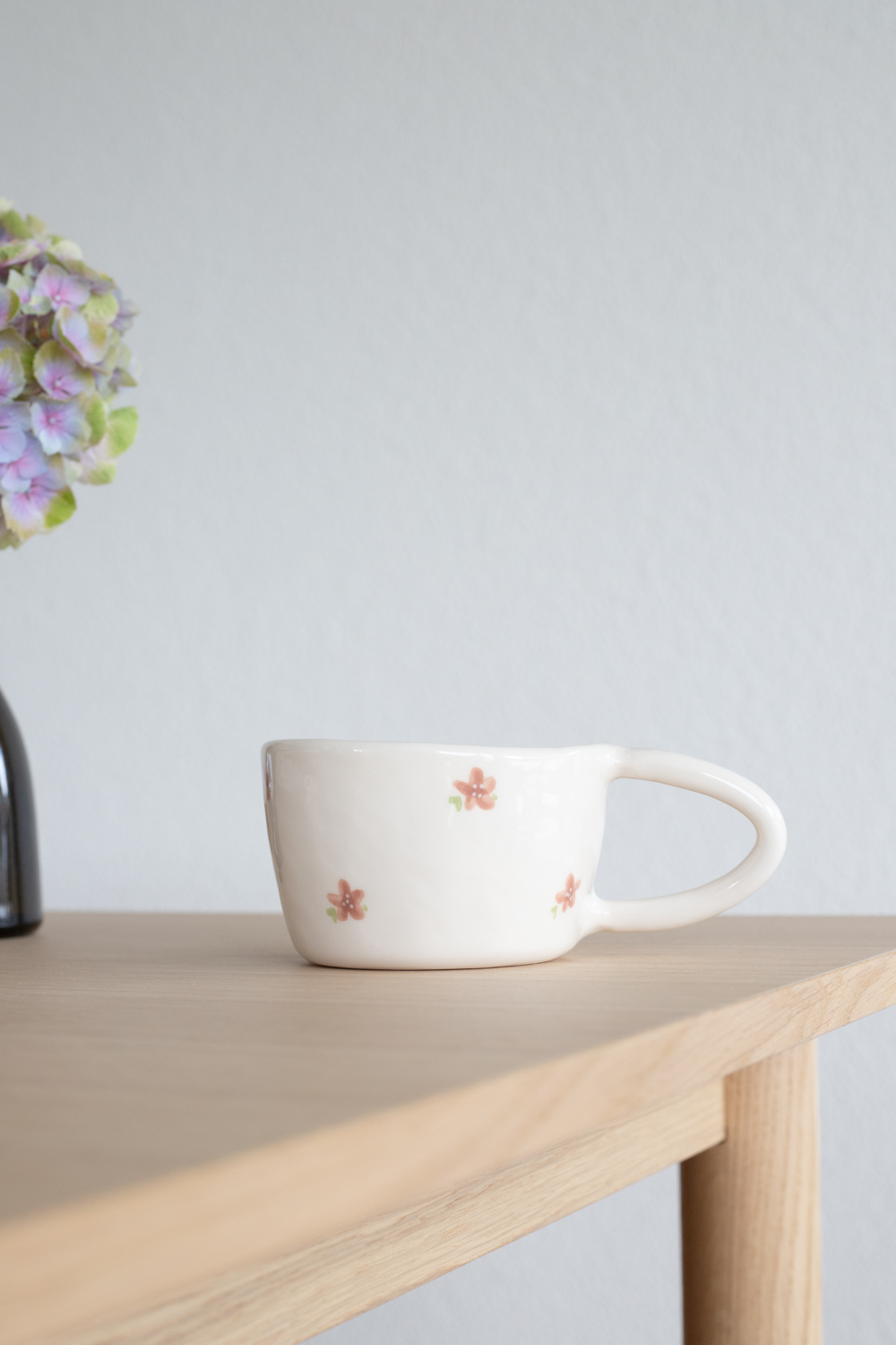 FLEUR Terra Handmade Ceramic Mug - Rose