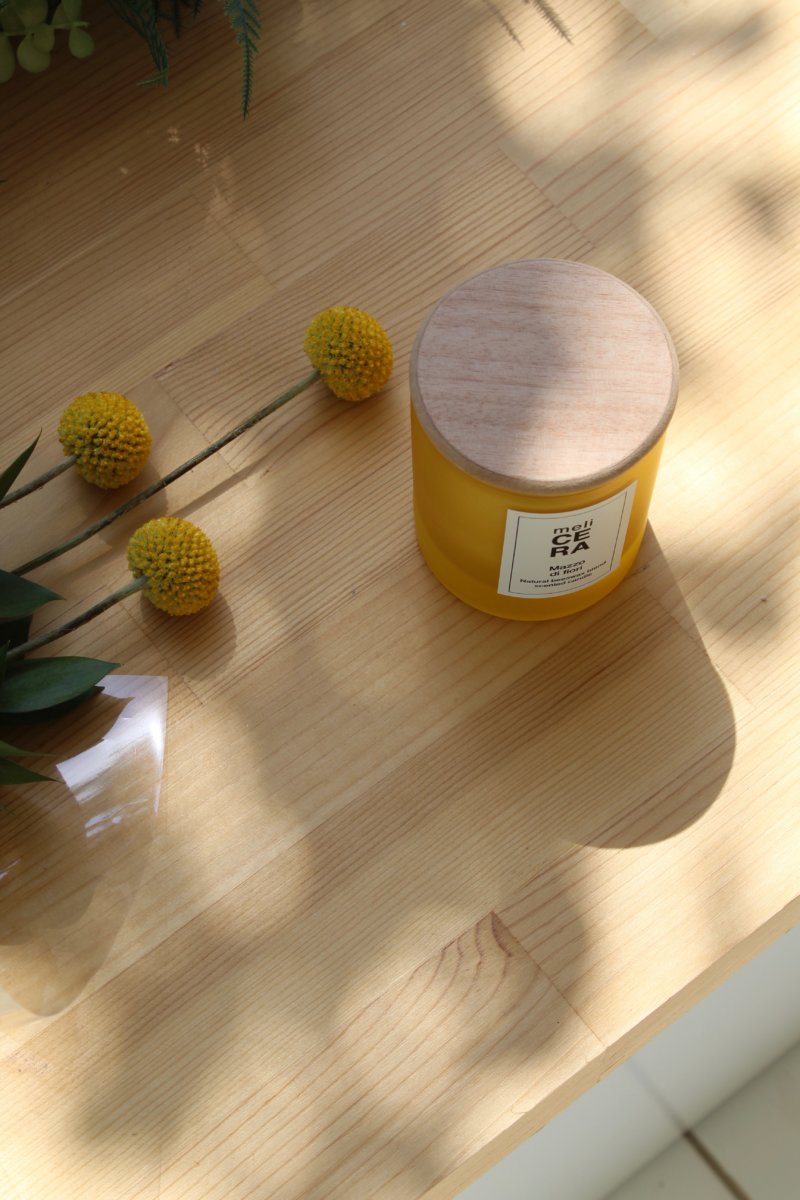 Natural Beeswax Scented Candle - Bergamotto di Calabria