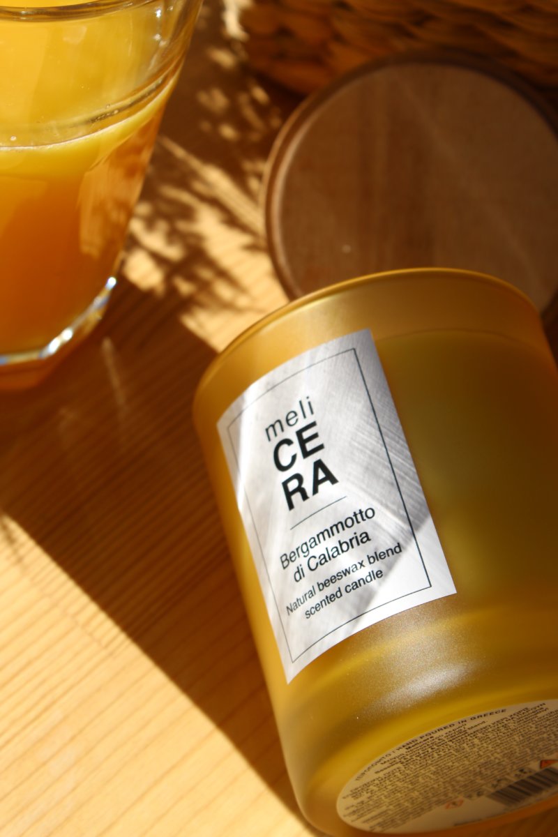 Natural Beeswax Scented Candle - Bergamotto di Calabria